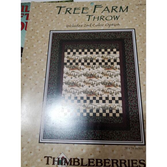 Creative quilting/Tree farm throw item no.460 - Picture 2 of 3